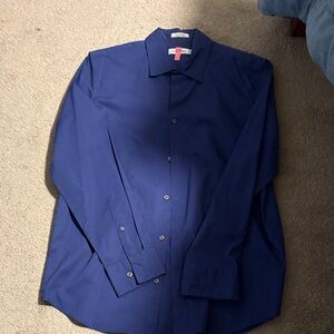 Calvin Klein Men's Blue Dress Shirt